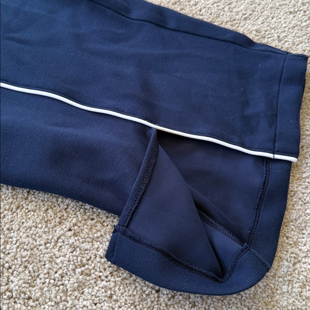 SPANX Airessentials Airpique Track Pant Womens XL Timeless Navy Wide Leg - Picture 3 of 3